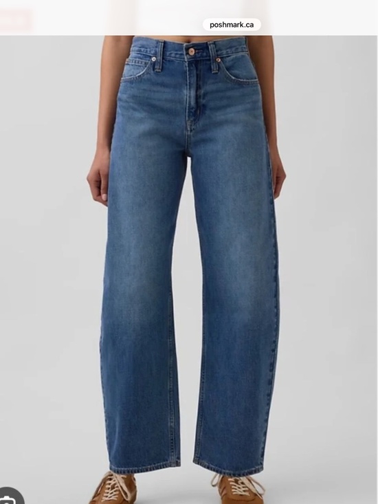 GAP Denim - GAP barrel high rise jeans